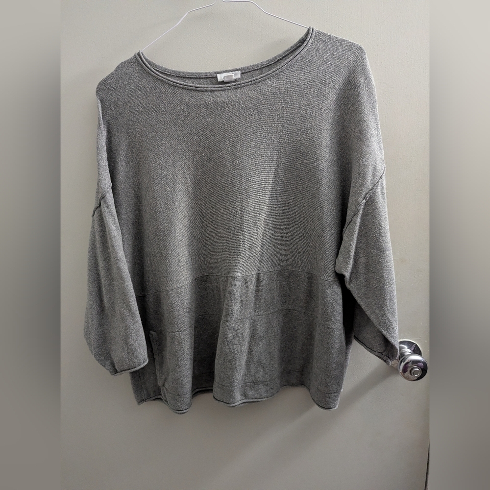 Pure Jill cotton Cashmere blend sweater. relaxed fit pullover Small Winter EUC